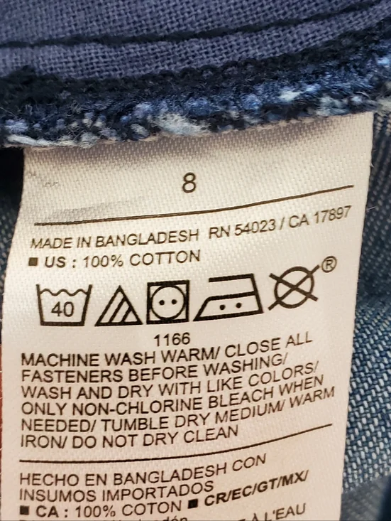 Old Navy Extra High-Rise Wide Leg Jeans Adjustable Waist SZ 8 - Picture 4 of 13